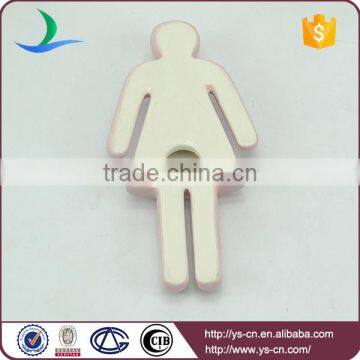 Men and Women Shape Hanging Sign Board for Bathroom photo-5