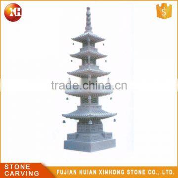 Wholesale Tall Granite Japanese Pagoda Light Lantern