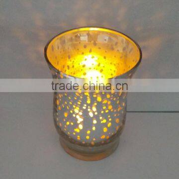 New Design Electroplated Glass Candle Jars for Christmas Decoration photo-4