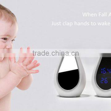 Simple Fashion Multi-functional Cute Bear Desk Clock With Mirror/LED Back Light/Bluetooth Speaker/Temperature Digital Clock photo-6