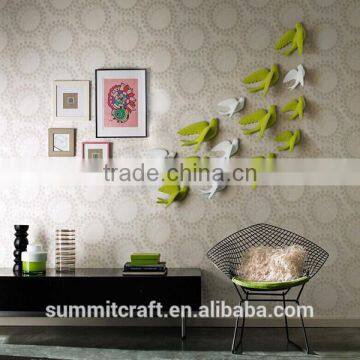 3D color bird resin room decor 3d wall stickers