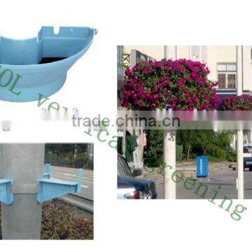 Plastic Flower Pots for Lamp Pole Greening Pots , Planters for Light Pole Decoration Planter photo-3