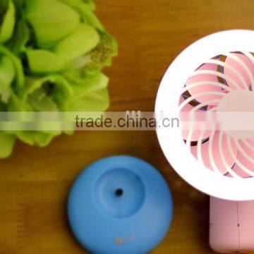 Pocket LED Light Fan Personal Table Light Fan With Built-in Battery photo-5