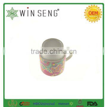Colorful Ceramic Tea or Coffee Mug Cup With Ring photo-5