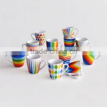 Ceramic Promotional Mug With 4C Decal,330ml Promotional Mug With Printing,stoneware Mug for Promotion photo-3