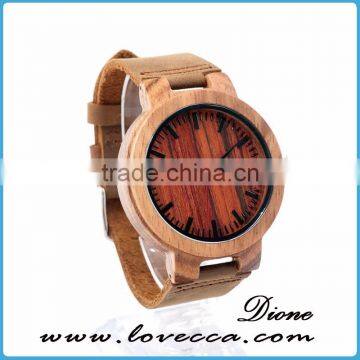 Top Brand Wooden Wrist Watch Bamboo Wood Watch Case photo-6