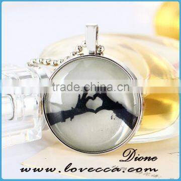 Christmas Gift Jewelry Glow in Dark Luminous Necklace for Women photo-3