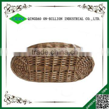 Food Grade Christmas Rattan Wicker Bread Basket With Cover photo-4