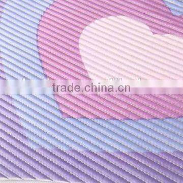 Heart Shaped Printed EVA Anti Slip Bathroom Mat photo-3