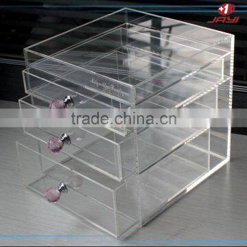 Acrylic jewelry & cosmetic storage display boxes,jewelry storage box