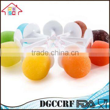 Set of 9 Silicone Mini Pop Molds Kitchen Tools Ice Cream Popsicle Maker photo-4
