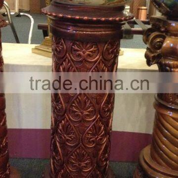 Decorative Resin Pillar Outdoor Ashtray Stand photo-3