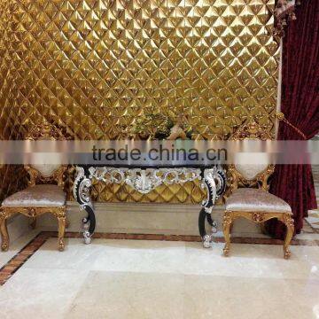 Hallway Furniture Console Table With Marble Top For Hotel Decoration photo-5