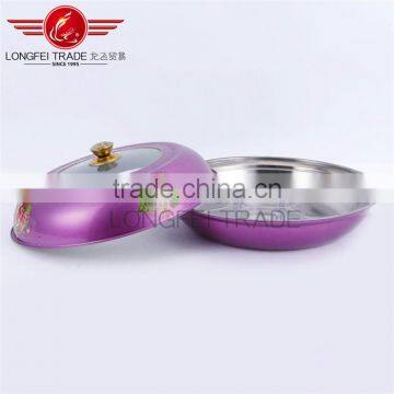Stainless Steel Asia Dinner Dishes Soup Pot/ Dish Soup Pot With OEM Decal photo-3
