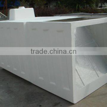 Fiberglass hand lay process gel coat finish GRP Container FRP