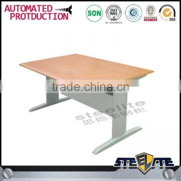 morden city workers simple design wooden color lounge coffee desk