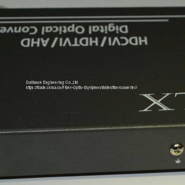 2channels 1920x1080P HD-TVI Video+1ch RS485 Fiber Optical Transmitter and Receiver TVI PTZ Camera to Fiber Converter photo-2