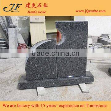 Chinese Green Granite Headstones Simple Design photo-4