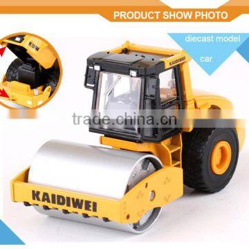 1:50 Single Drum Roller Road Diecast Part Model Engines Die Cast Model Car for Kids photo-2