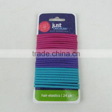 24Pcs hair elastics