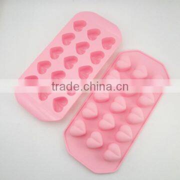 Candy Silicone Tray 15 Cavity Love Ice Mould Silicone Chocolate Molds photo-3