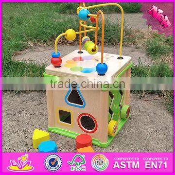 Wooden Colorful Abacus Math Montessori Toy W11B123 photo-2