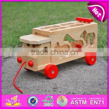 2015 New Wooden Push Toy for Kids,Lovely Cute Wooden Toy Pull for Children,Best Seller Mini Wooden Car Toy With Puzzle WJ276157 photo-4