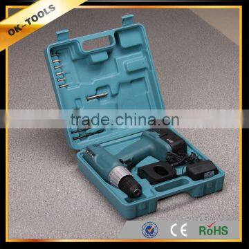 2014 New Ok-tools Ni-cd Battery Wonderful Electric Cordless Drill of Power Tools Made in China