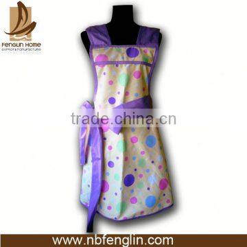 purple dots pattern sale lowes apron