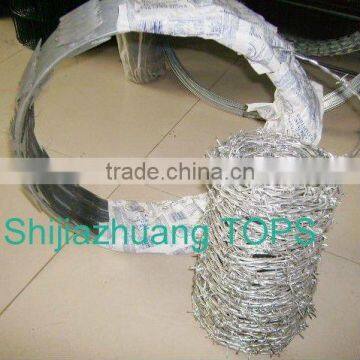 Hot Dipped Zinc Coated Barbed Wire photo-4