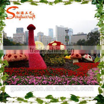 hot sale aritificial plant statue outdoor decoration artificial plant statue