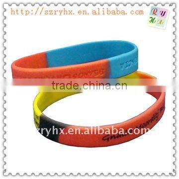 .com colorful silicone wristband silicone bracelet fashion jewelry belt