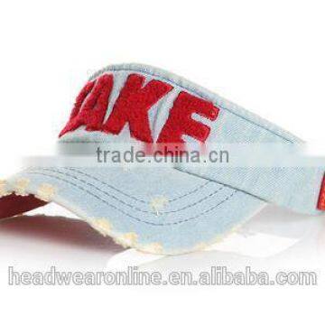High Quality Sun Visor Cap With Embroidery Logo Made in Guangdong photo-5