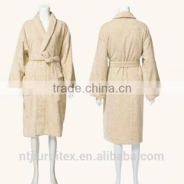 100% Cotton Terry Bathrobe Hotel Robe,100% organic cotton hotel bathrobe,nightwear gown