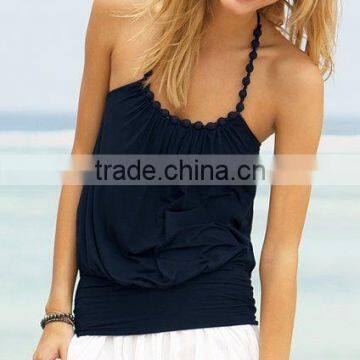 8TP260 Beaded halter tops