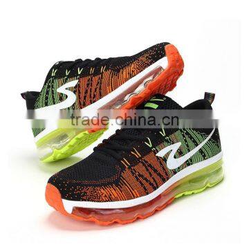 New Style Fashion Brand Sport Fly Knit Running Shoes Sample for Male, High Quality Fly Line Sport Shoes Men Price Cheap photo-3