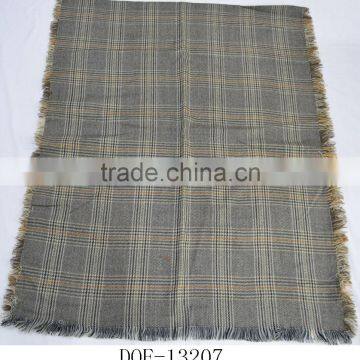 2017 the Large Latest Lady Soft Knitted 100%viscose Plaid Shawl photo-4