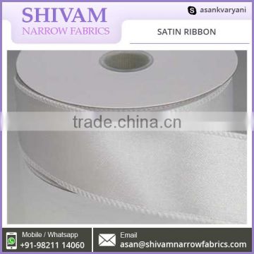 Woven Edge Technique Made Satin Ribbon From Bulk Manufacturer photo-2