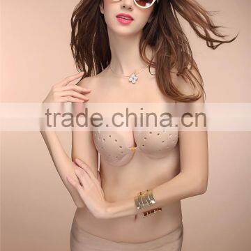 strapless and backless bra,push up strapless bra,silicone push up bra