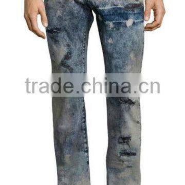 Biker Jeans Fashion Denim Trousers(LOTK057) photo-2