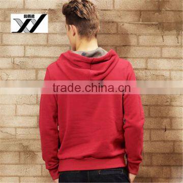 Wholesale Men Fleece Hoodie Custom Sweatshirt Sleeve Zip Hoodie photo-2
