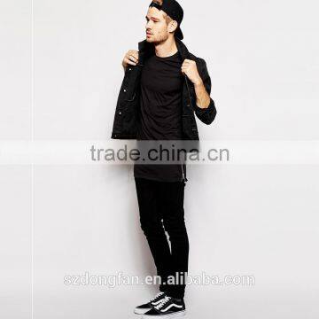 Hip Hop Men Fashion Side Zipper Tshirt Shirts For Men And Women Latest Shirt Designs Men Top Tee Shirts photo-4