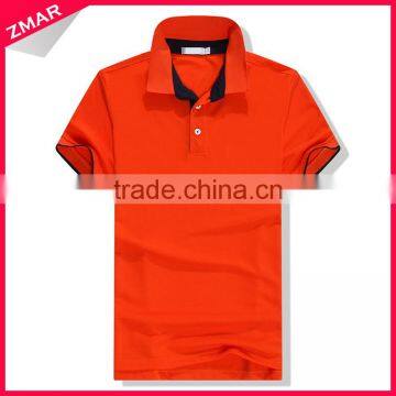 Wholesale plain 50% cotton 50% polyester cheap mens polo shirts