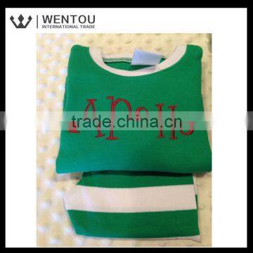 Wholesale Custom Stripe Christmas Pajamas photo-2