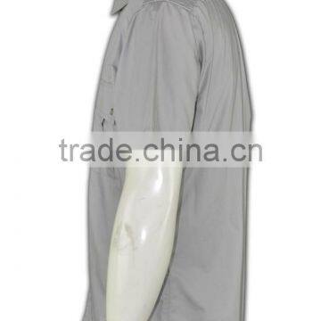 100% Cotton Design China Made Cheap Grey Formal Workwear Shirts Designs photo-2