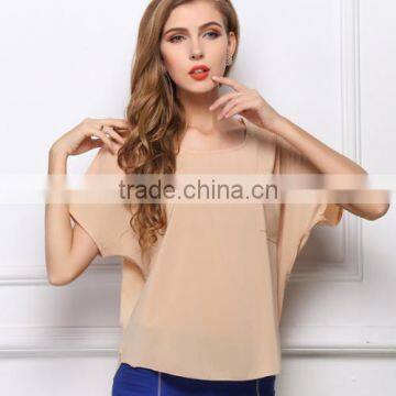 Chiffon Women Short Sleeve Blousesoffice Skirts and Blouses for Women photo-2