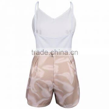 Wholesale Custom Fashion Sleeveless Chiffon Jumpsuits Women Summer Romper photo-3