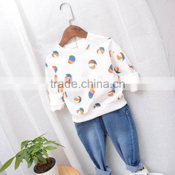 Wholesale Terry French Fabric Cotton Children Custom Printed Sweatshirt photo-4