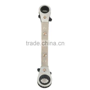 1Pc 10x12mm Useful Metric Offset Double Ring Wrench Spanner Reversible Ratchet Handle Wrench Metric Hand Tools Free Shipping photo-2
