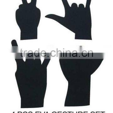 CRAFT FOR KID (S492) 4 PCS EVA GESTURE SET